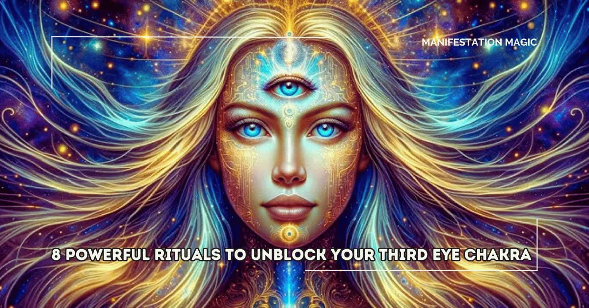 8 Powerful Rituals to Unblock Your Third Eye Chakra - Manifestation Magic