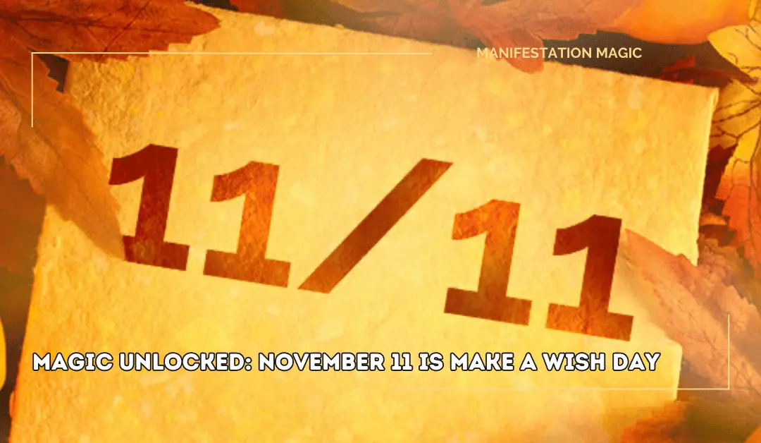 Magic Unlocked: November 11 is Make a Wish Day