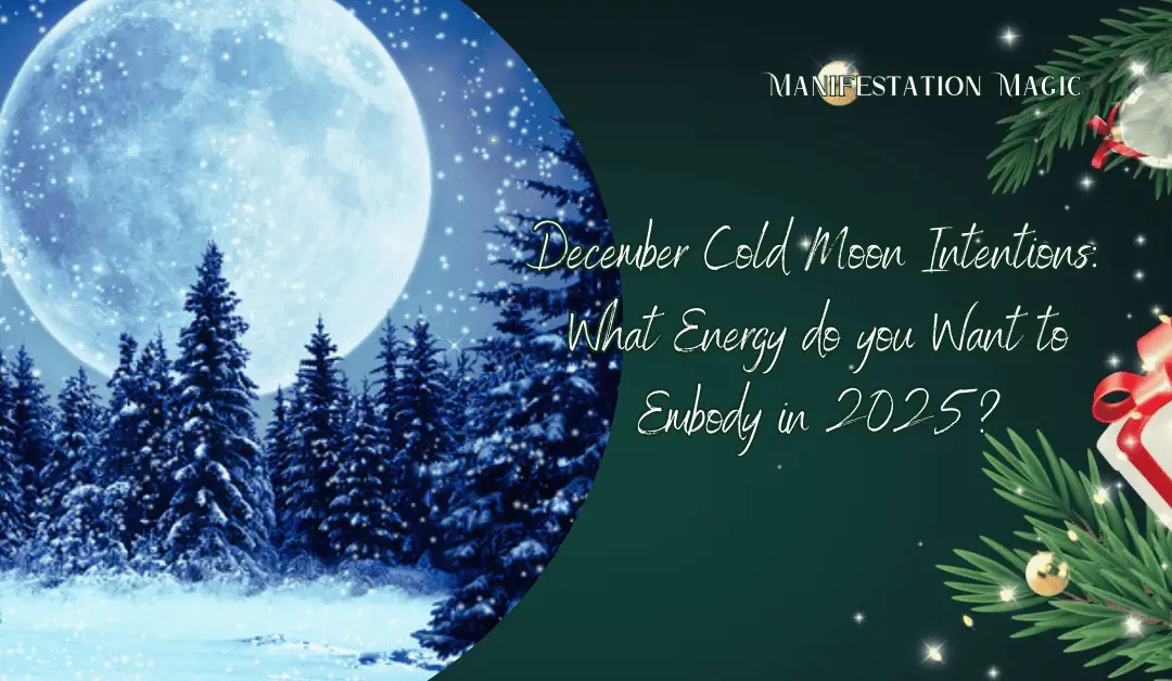 December Cold Moon Intentions: What Energy do you Want to Embody in 2025?