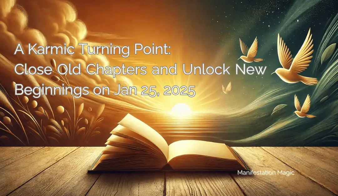 A Karmic Turning Point: Close Old Chapters and Unlock New Beginnings on Jan 25, 2025