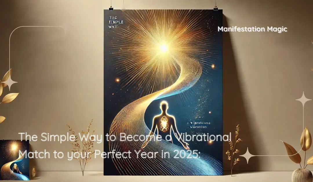 The Simple Way to Become a Vibrational Match to your Perfect Year in 2025: