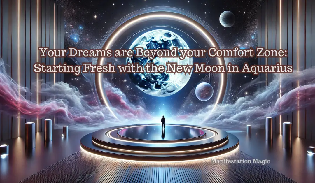 Your Dreams are Beyond your Comfort Zone: Starting Fresh with the New Moon in Aquarius